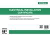 Electrical Installation Certificate - EIC18_2G