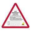 Gas Emergency Control Labels