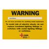 Domestic Installer NICEIC Missing Circuit Protective Conductor Warning Labels - PCP