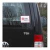 NICEIC DIS -  Small White Background Sticker