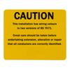 ALL - Caution Labels (For Changes to the Wiring Colours - Reg 514-14-01) - WCG