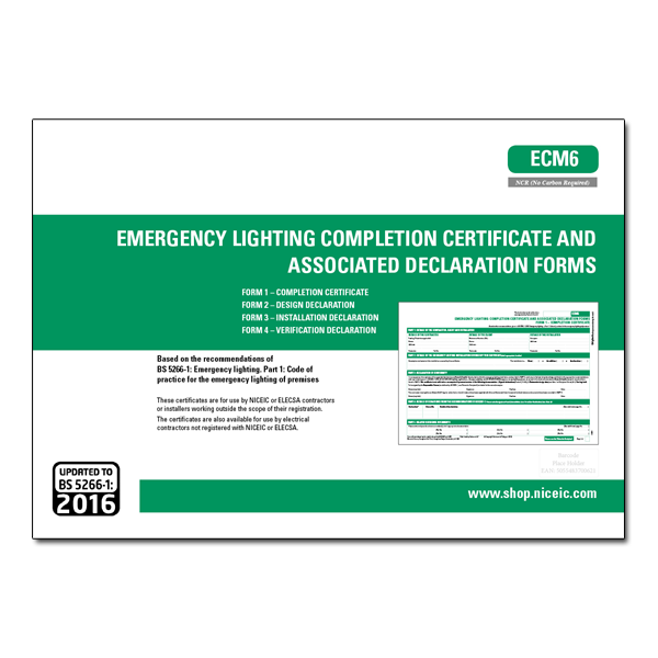 NICEIC Snags and Solutions 4 Emergency Lighting Systems 18th Edition 